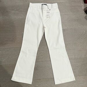 Zara bootcut ladies pants M 28 white